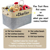 Personalized Pet Toys Basket