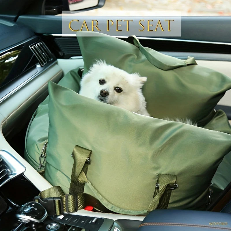 Luxury Waterproof Dog Car Seat Bed