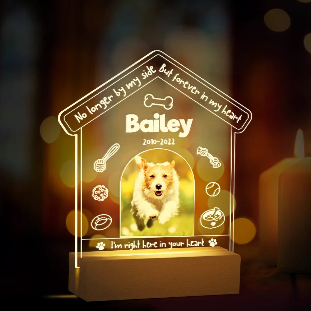 Personalized Pet Memorial Photo Plaque