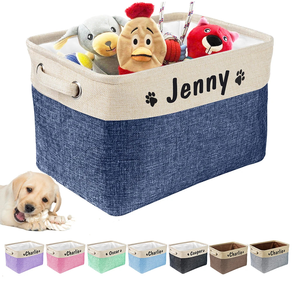 Personalized Pet Toys Basket